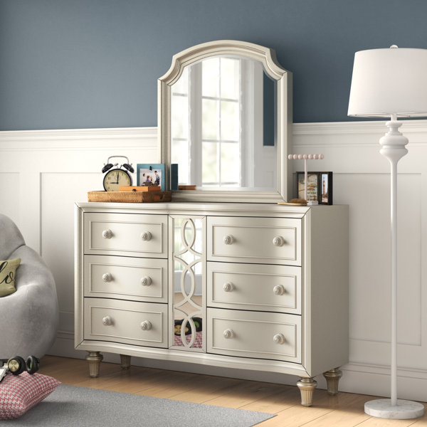 Grovelane Teen Skeffingt Arched Dresser with Mirror Wayfair